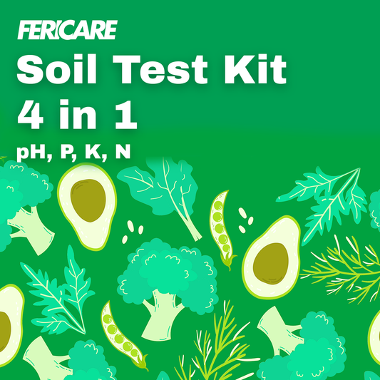 Fericare Home Soil Test Kit – Nitrogen, Phosphorus, Potassium & pH Levels